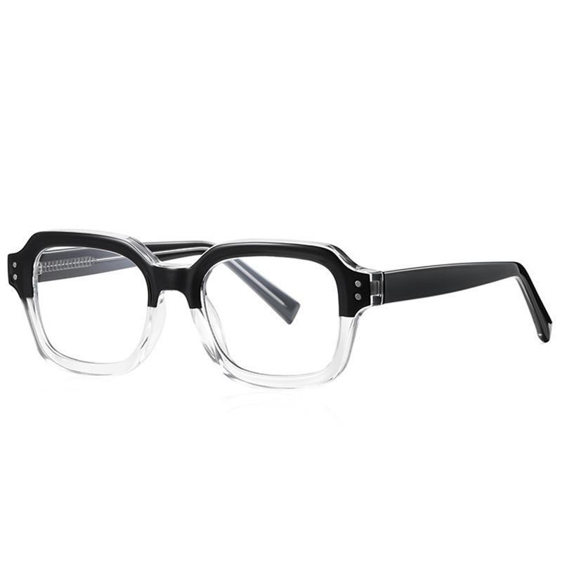 Square Retro British Style Optical Frame European Fashion Eyeglass Frame 0 -1.0 -1.5 -2.0 -2.5 To -6.0