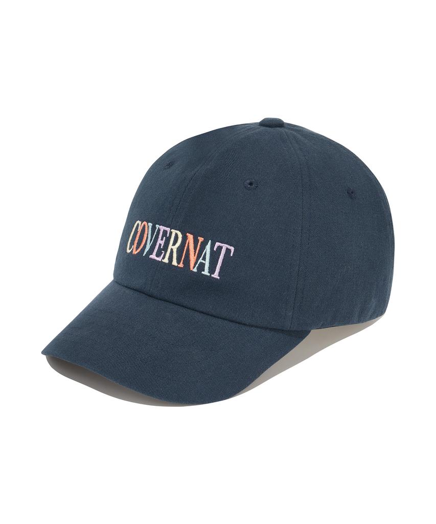 COVERNAT Rainbow Logo Ball Cap Navy