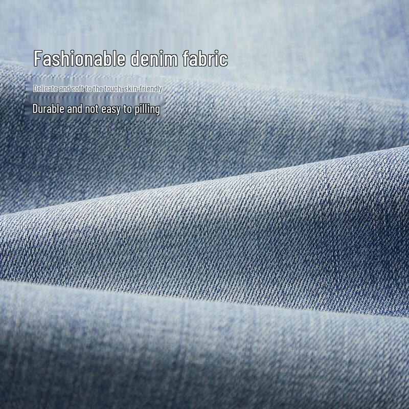 Мужские джинсы прямого кроя с пятью карманами