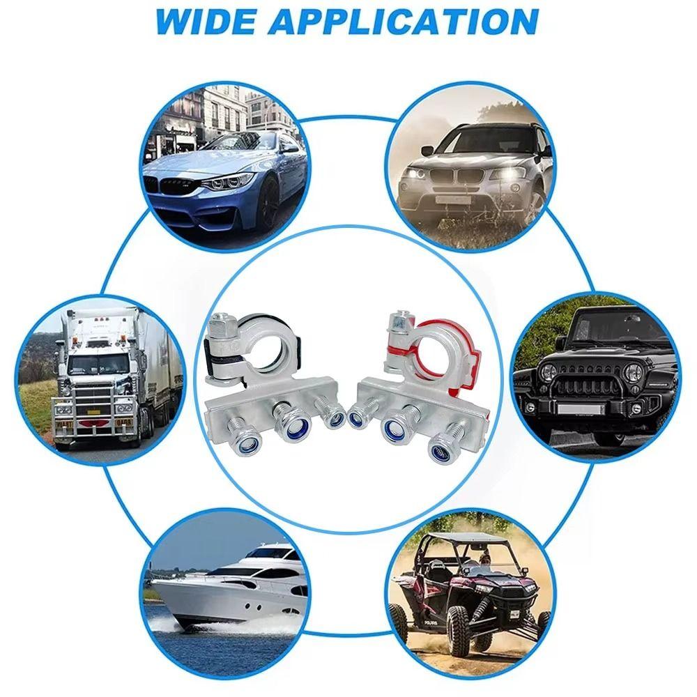 3 Way Car Top Post Battery Terminal Quick Release Car Battery Clamps Boat