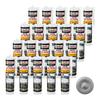 IsolBau Sanitary Silicone Gray Sanitär Silikon 20 x 300ml