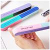 10PCS Creative Printing Nail File Sanding Six-sided Polishing