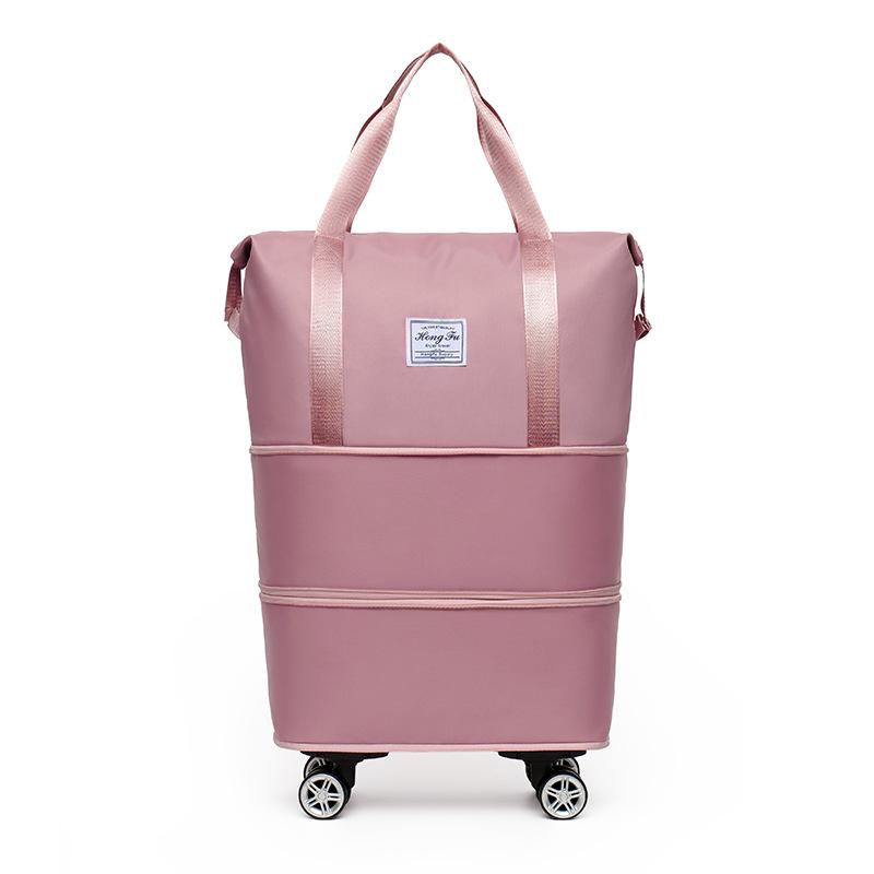 Expandable Wheeled Travel Bag for Business Trips and Short Commutes