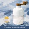 Portable Hand-Operated Shaved Ice Milk Shake Making Smoothie MachineHand Ice Breaker Ice Crusher For Summer Parties Kitchen Tool
