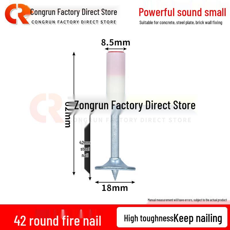 Потолочный гвоздезабивной пистолет со встроенными крепежными гвоздями и зажимами для деревянных и трубных килей