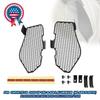 1 Pair For Corvette C8 2020 2021 2022 2023 Side Intake Mesh Grille Insert Black Aluminum Radiator Insert Intake Guards Accessory