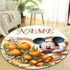 Personalized M-Mickey Round Chair Office Rug - Perfect for Mat, Office Chair & More - Ideal Gift for Birthdays and Holidays