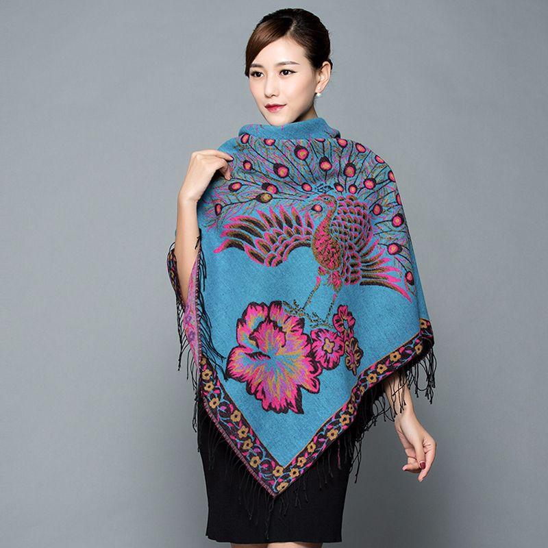 145 * 145cm Autumn And Winter New Women'S Solid Color Versatile Simple Tassel Imitation Cashmere Double-Sided Scarf Warm Scarf Atmosphere Shawl