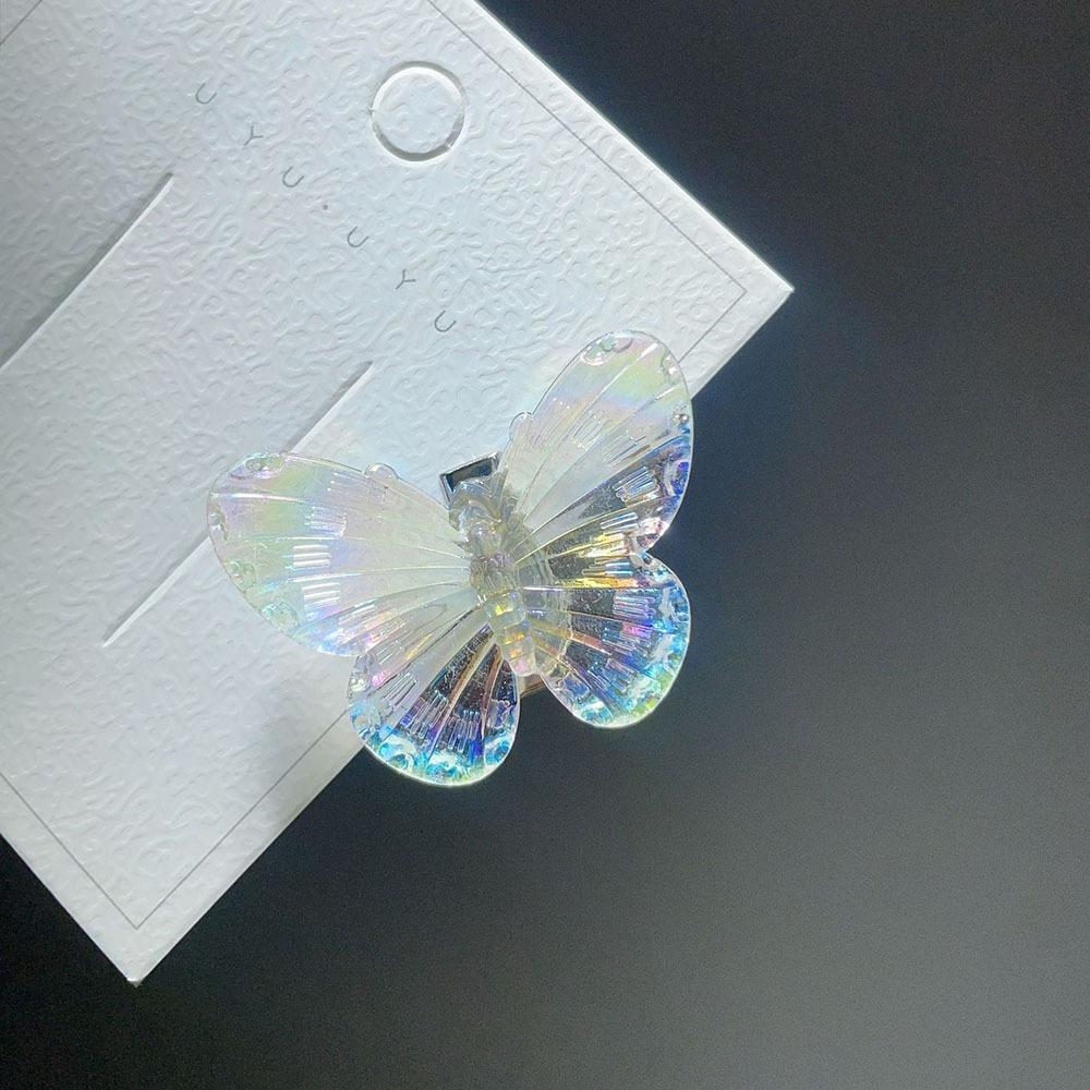 Мини-заколки для челки в виде утконоса-бабочки, заколки для волос в виде бабочки-русалки, подарки, заколка для волос для милой девочки