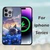 Siamese Cat Phone Case For IPhone 16 15 14 13 Pro Max 11 12 Mini Alex Mirror For Magsafe Wireless Charging Cover