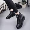Autumn Platform Wedge Heel Boots Women Shoes with Increased Platform Sole Female Fashion Casual Zip Boots785mk
