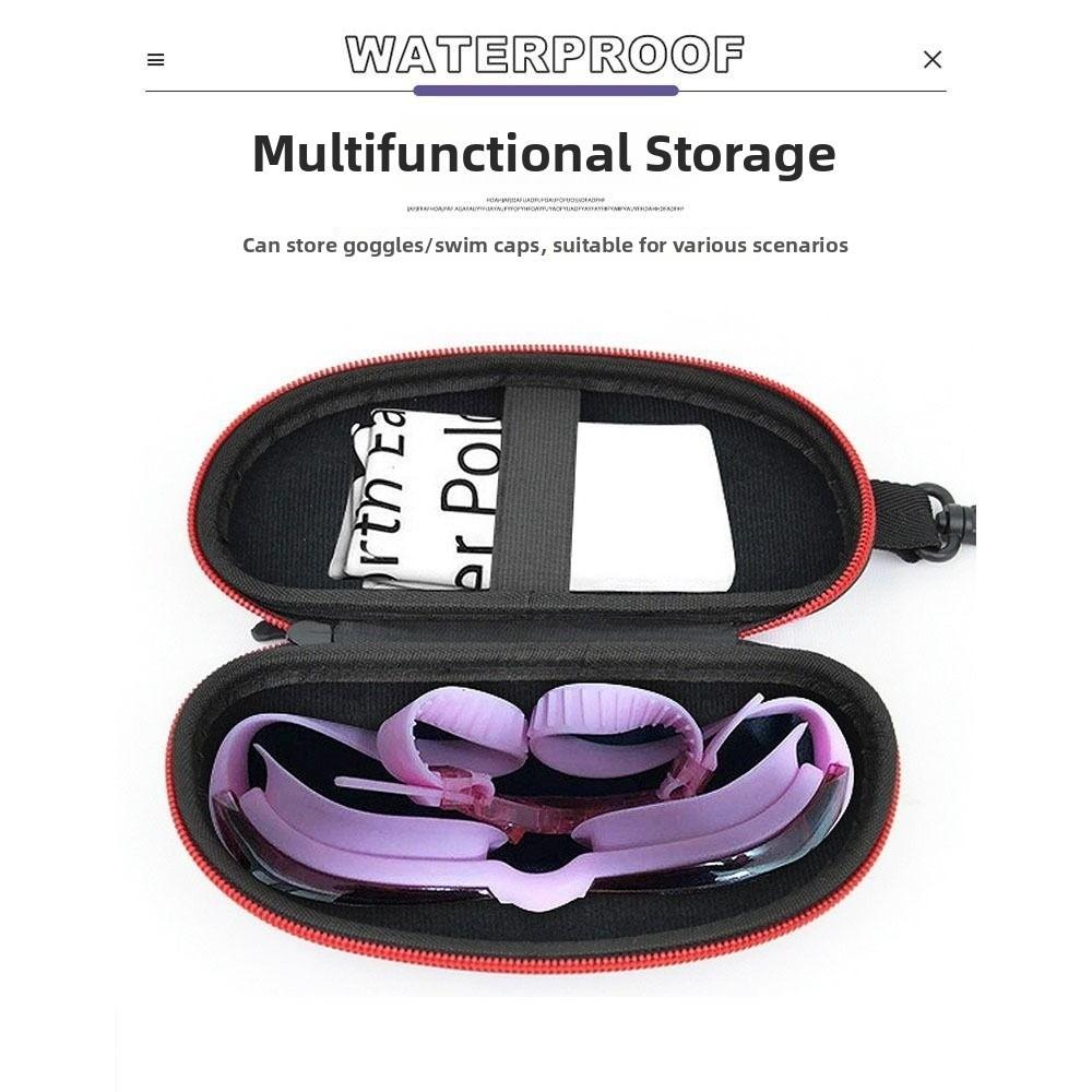 Большой защитный кейс для очков из ЭВА, чехол для плавательных очков, защитный чехол для солнцезащитных очков, для женщин/мужчин