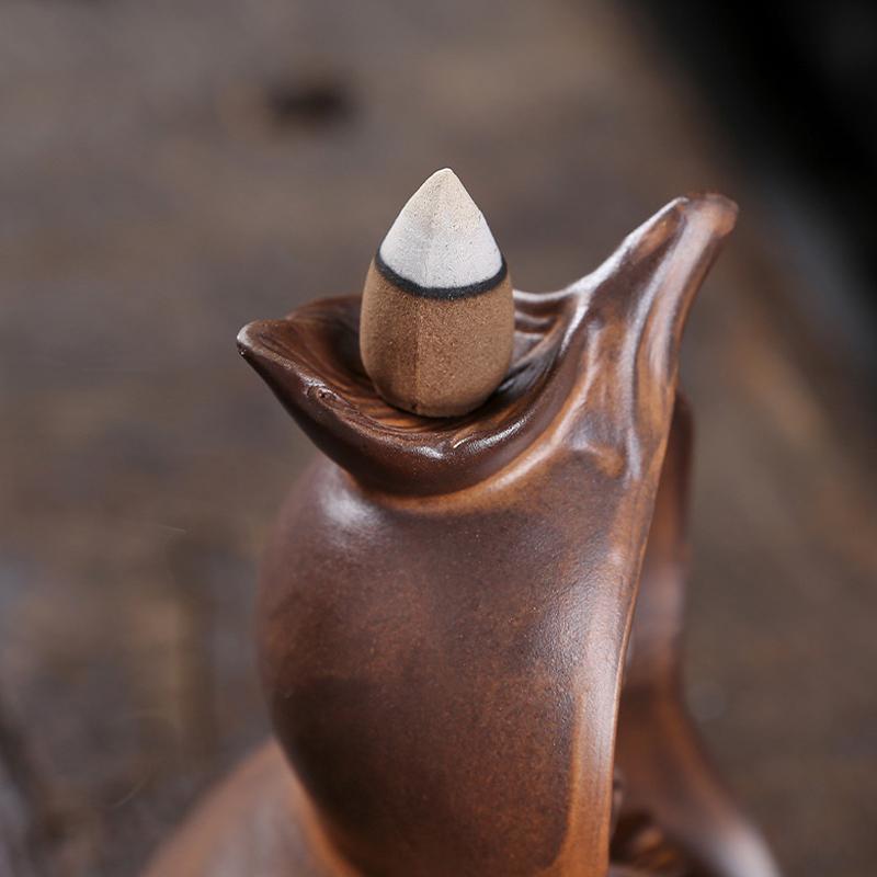 Дымовая керамическая курильница с обратным потоком, курильница с водопадом и рекой, держатель для рукоделия