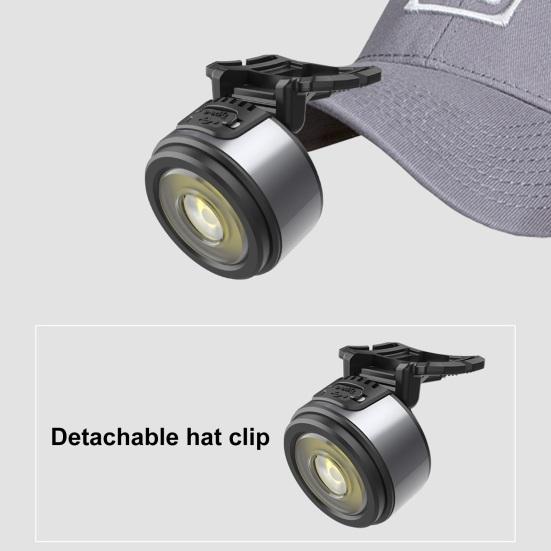 Уличный налобный фонарь, магнитный рабочий светильник, регулируемый перезаряжаемый, водонепроницаемый, 60 градусов, зажим для шляпы, светодиодный велосипедный фонарь