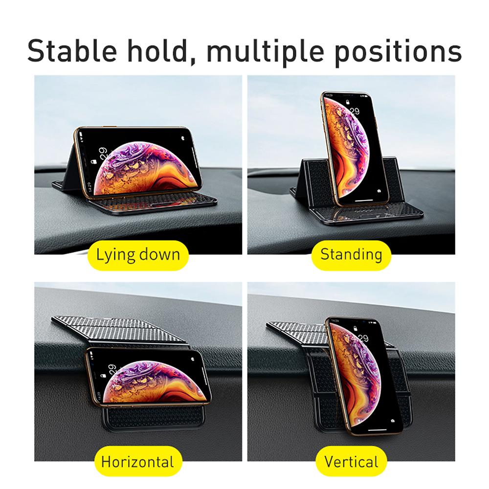 Youpin Baseus Universal Car Phone Holder Non-slip Pad for Cell Mobile Phone Wall Desk Sticker Foldable Washable Multi-Function Nano Rubber Pad Car
