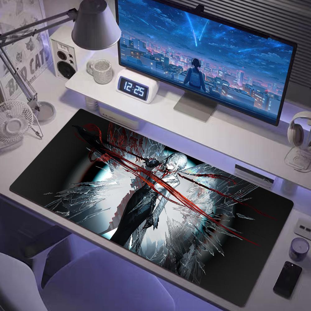 Genshin Impact Арлекино Горячая Распродажа Большой Игровой Коврик для Мыши Геймерский Большой HD Печать Коврик для Мыши Компьютерного Стола Запирающий Край Клавиатурный Коврик