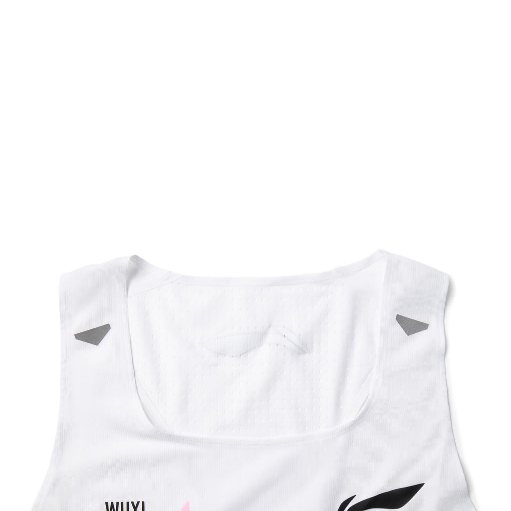 Li-Ning Дышащий быстросохнущий облегающий трикотажный спортивный жилет для соревнований на открытом воздухе, летние мужские топы AAYV089-1