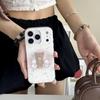 Чехол в корейском стиле с милым изображением собаки-медведя для iPhone 16 Pro Max