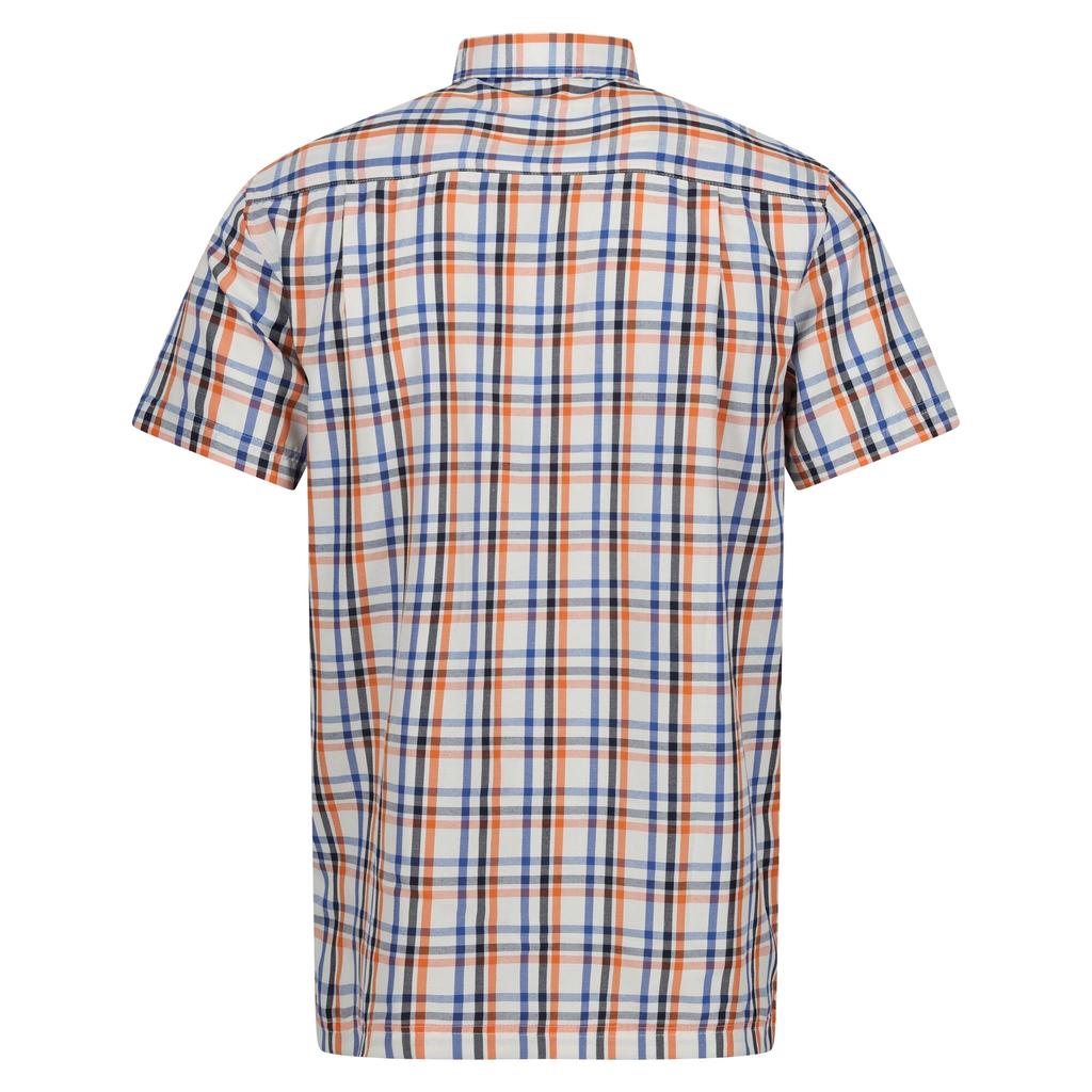 Regatta Mens Mindano VIII Checked Short-Sleeved Shirt