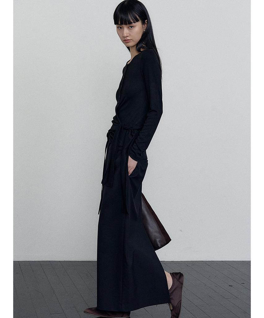 Make A Toast Relaxed Maxi Skirt Black Mbefsk001Bk