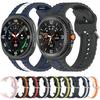 Оригинальный силиконовый ремешок для Samsung Galaxy Watch 8 Classic 46 мм Спортивный ремешок для Galaxy Watch 8 40 мм 44 мм Без зазоров Аксессуары