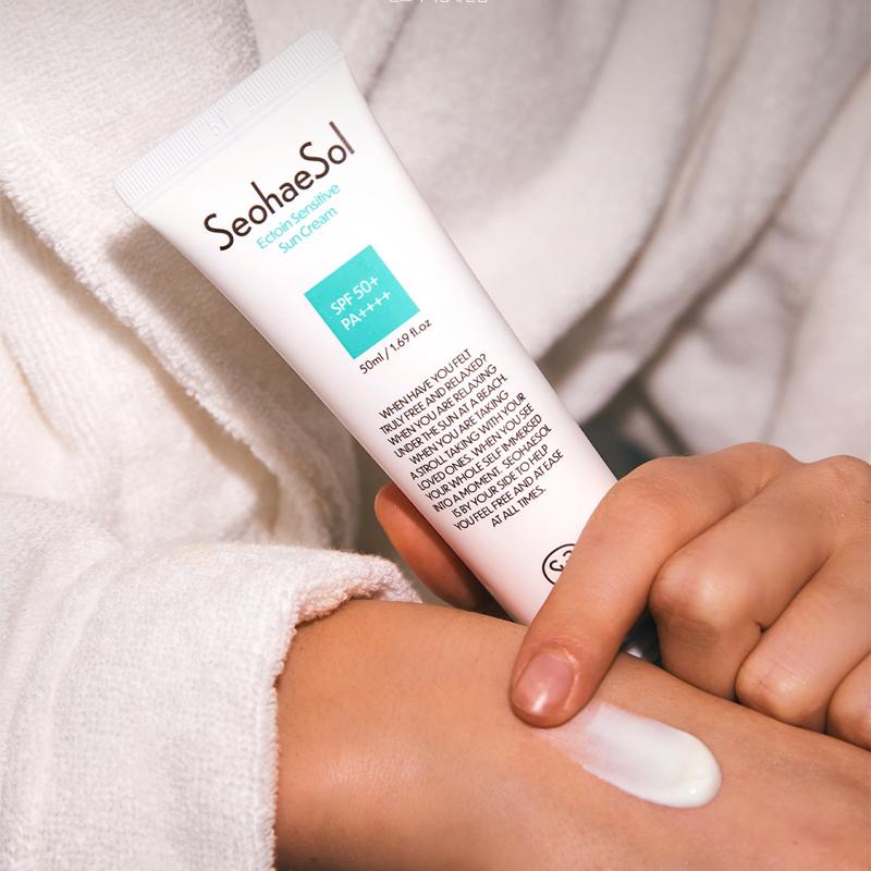 SeohaeSol Эктоин Солнцезащитный крем для чувствительной кожи SPF 50+ PA++++ 50 мл