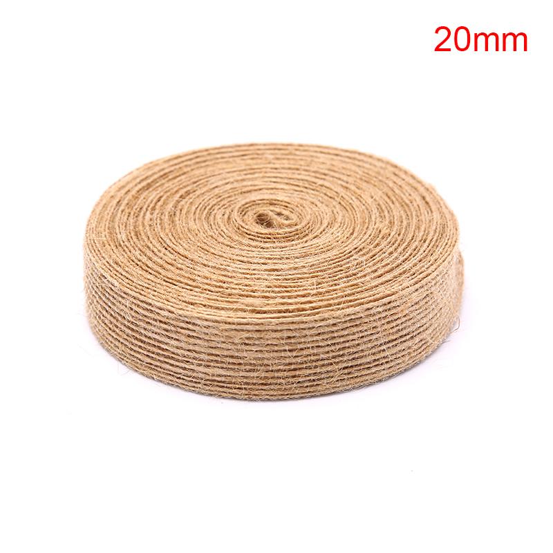Лента из мешковины 10 м, натуральная винтажная джутовая веревка, подарочная упаковка своими руками, свадебная вечеринка