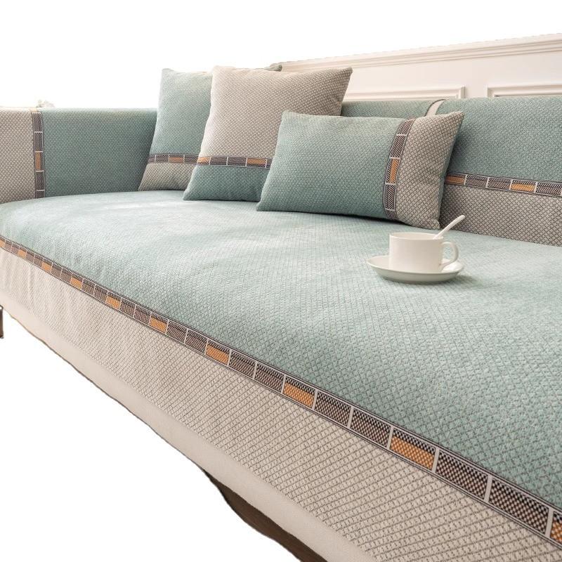Modern Simple Sofa Cushion, Non-slip, Universal Chenille Sofa Towel for All Seasons, Seat Cushion 2025 New Sofa Cover