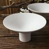 Ceramics Dinner Plate Tall Pasta Plates Salad Bowls Soup Basins Creative Restaurant Home High Feet Tableware Snack Dessert Trays