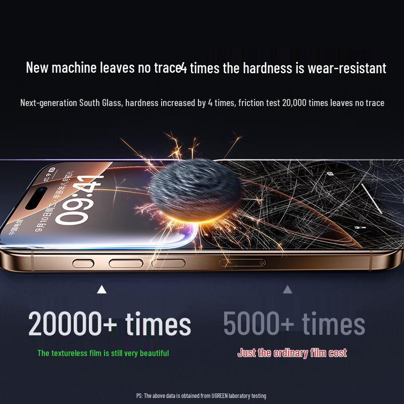 UGREEN Tempered Glass Screen Protector for iPhone 16 Pro Max