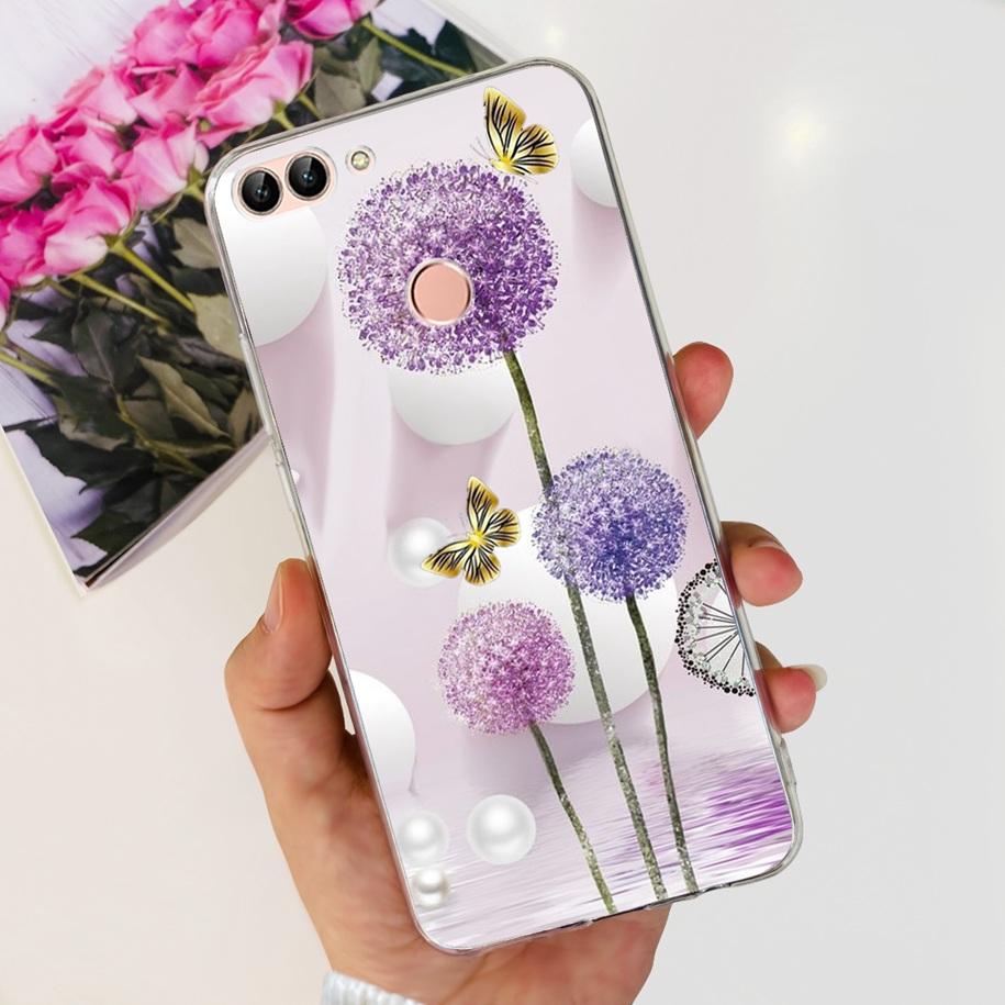 Чехол для Huawei P Smart 2018 FIG-LX1 FIG-LX2 FIG-LX3 Задняя крышка Мягкий силикон Астронавт Прозрачный чехол для телефона Для Huawei P Smart Capa