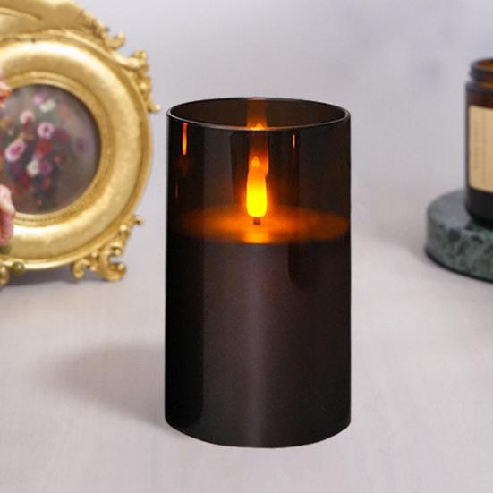 Yousheng Беспламенные светодиодные свечи на батарейках, мерцающие искусственные электрические столбовые свечи с пультом дистанционного управления для свадеб, праздничного домашнего декора