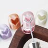 Heart Magnet Set Nail Art Tool with Y-Shaped Guide Magnetic Rods Cat Eyes Effect Professional Nail Design Kit for Home Salon