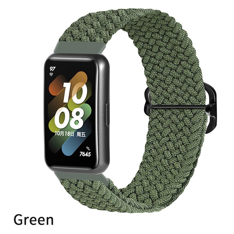 Регулируемый нейлоновый ремешок для Huawei Band 7, дышащий 7NFC, запасные аксессуары, эластичный браслет для браслета Huawei Band7
