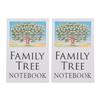 2 шт. Блокнот «Семейное дерево» для дальнейших исследований семьи, Книга для записей, Студенческий блокнот в линейку, Офис