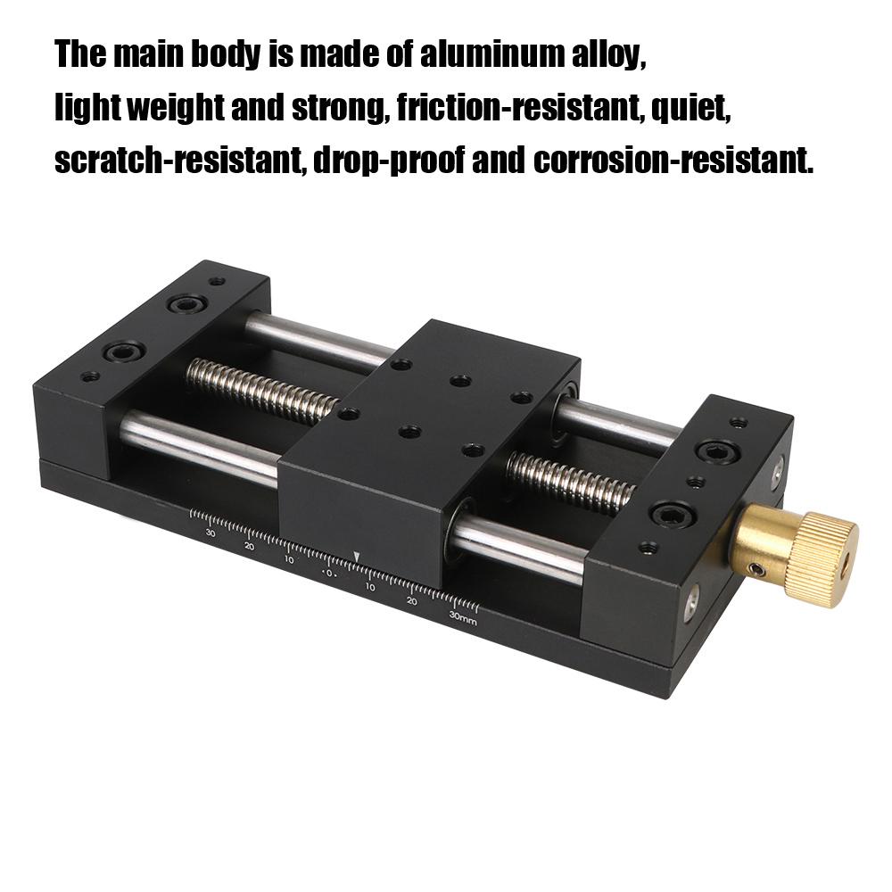 Platform Sliding Table Manual Translation Displacement Station X-Axis Fine‑Tuning Linear Stage 40x70mm Precision Sliding Table
