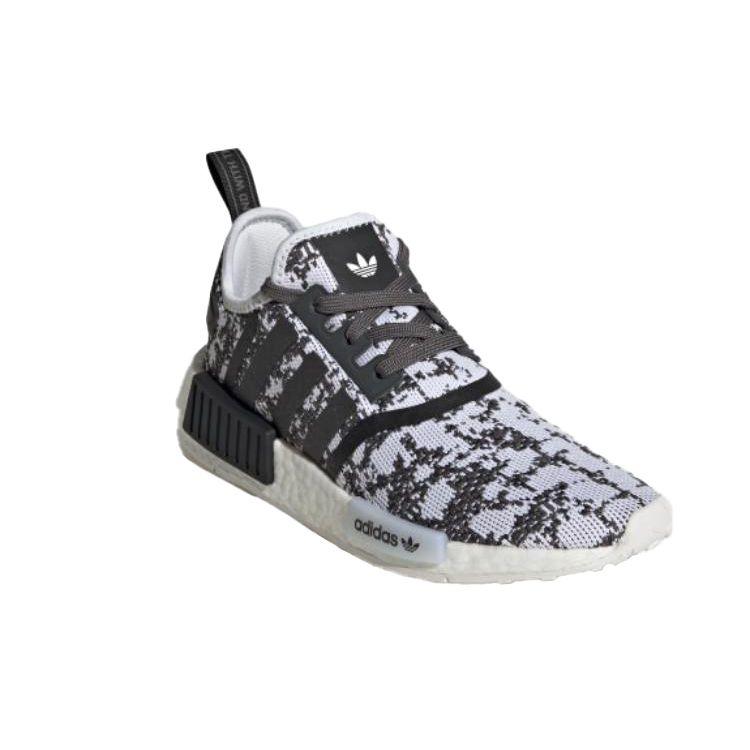 adidas NMD_R1 Серый Карбон Цифровой Камуфляж Женские Кроссовки Серо-Пять Облачно-Белый IE9613