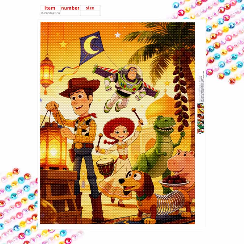 Disney diamond painting set full diamonds 5D Toy Story Eid AlAdha home decor creative handicrafts
