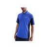 Dri-Fit Модный Удобный Простой Универсальный Однотонный Рубашка для гольфа Мужской топ Синий FQ1151-490