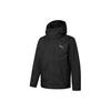Outdoor Logo Sport Hooded Jacket Men Outerwear Black 848287-01