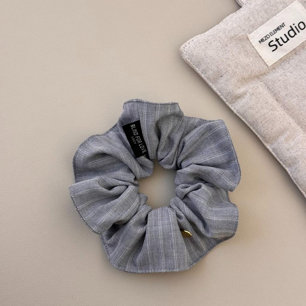 Oval Gold Label Large Intestine Circle, Elegant Hair Tie, Low Ponytail Hair Tie