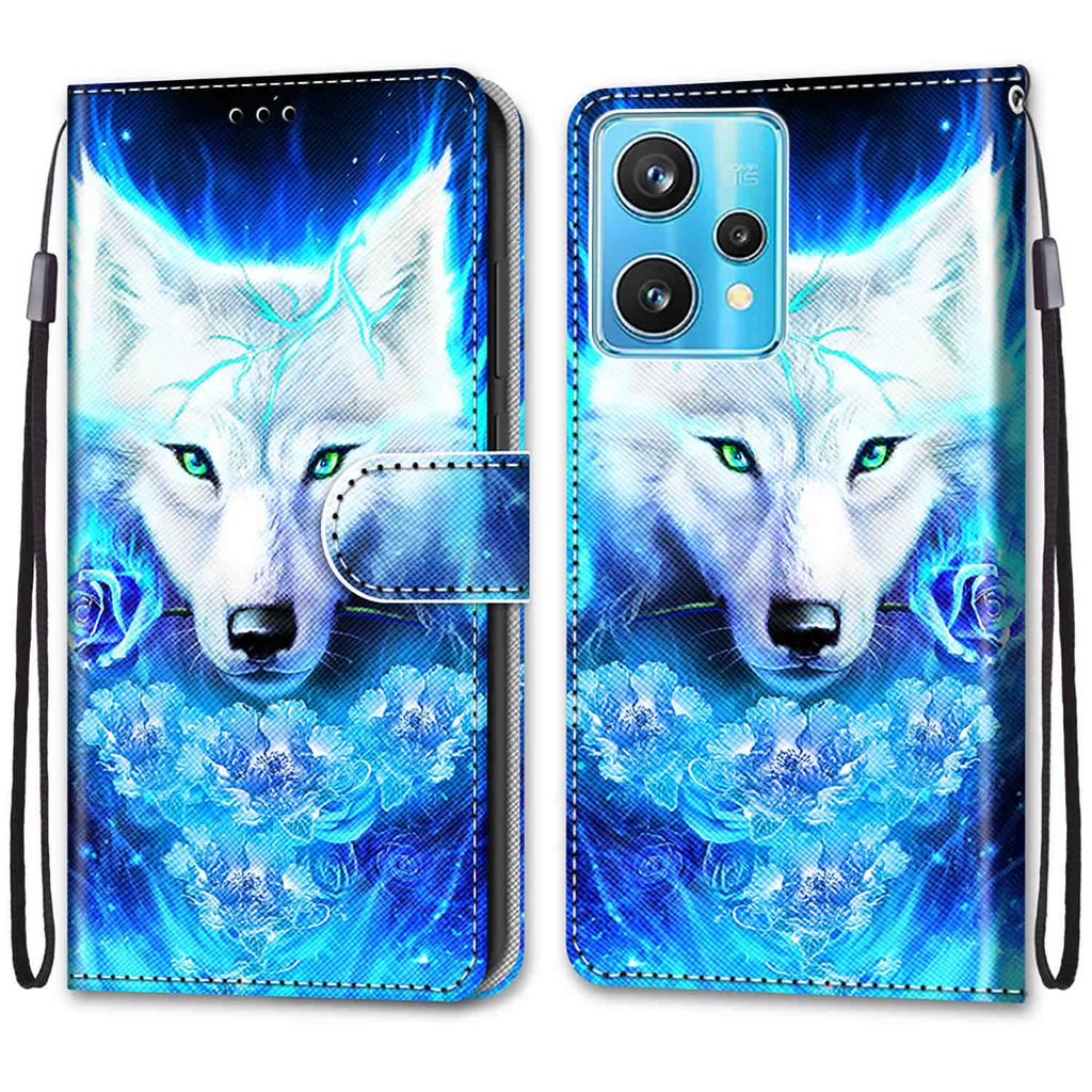 Роскошный окрашенный кожаный чехол-книжка, защитный чехол для Realme GT Neo3/Realme 9 Pro Plus/Oppo Find X5 Pro/Oppo A57 A77 A36 A11X A58 A8X