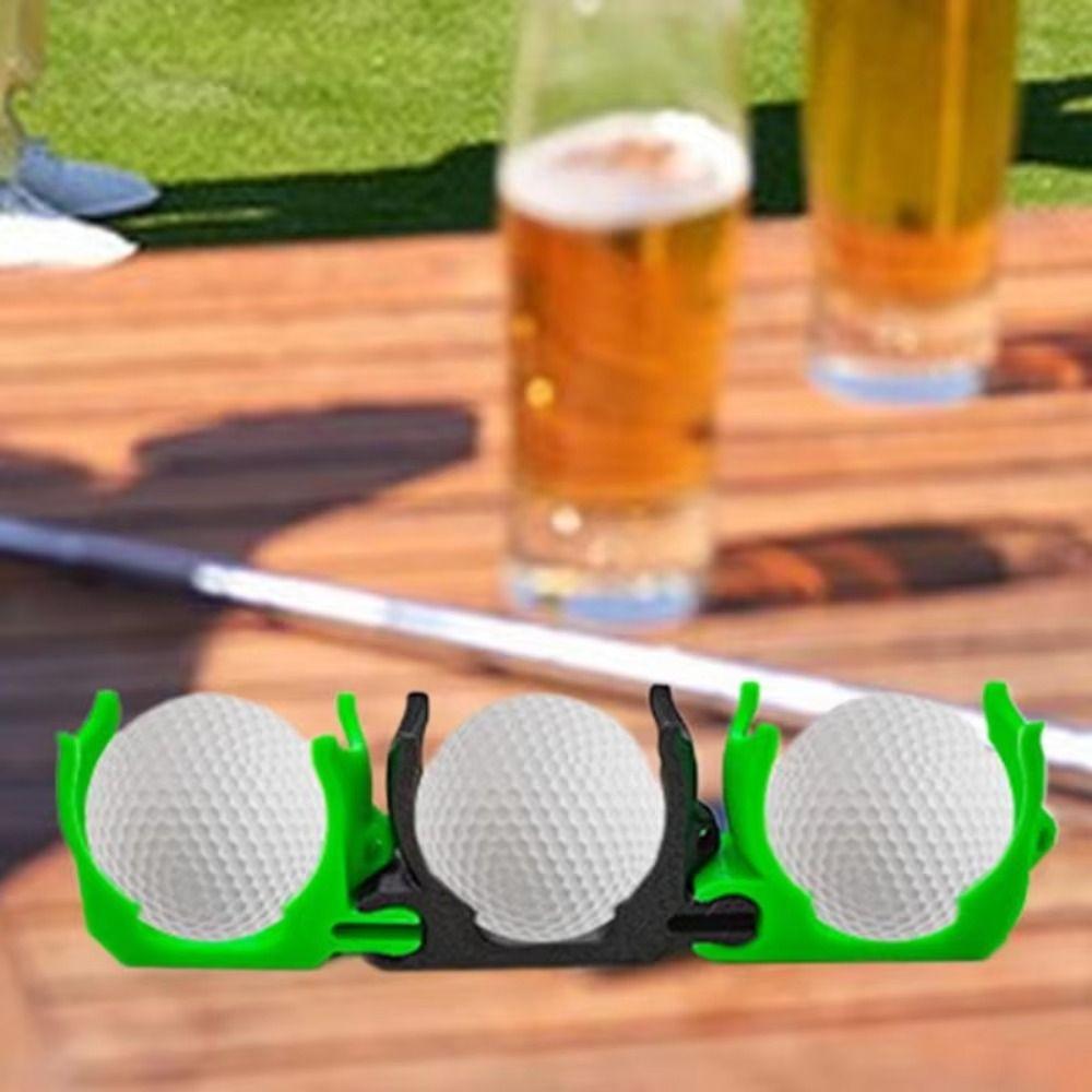 3pcs/set Three-ball Golf Ball Rack Splicable Golf Ball Organizer Golf Ball Holder  Youth