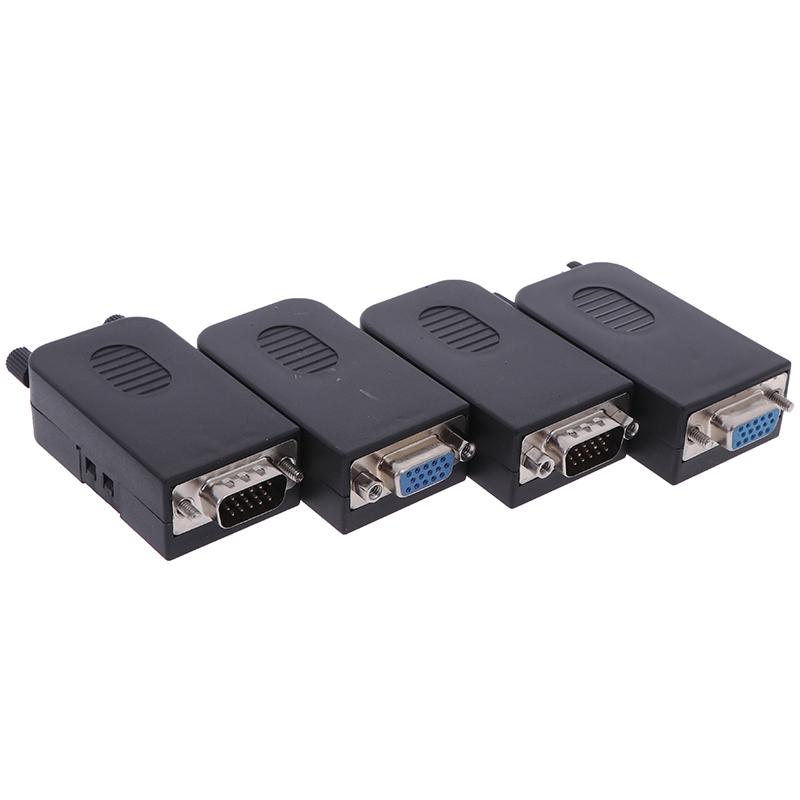 Разъем D-Sub Db15 Vga Male, 3 ряда, 15-контактный разъем для коммутационных клемм