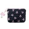 Quilted Cotton Makeup Bag Large-Capacity Girls' Make Up Organizer INS Makeup Pouch  for Women