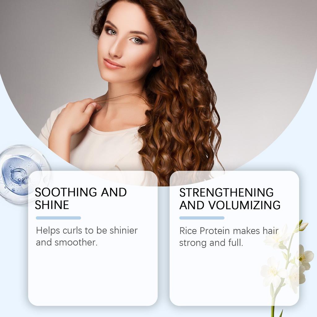 Curl Volumizing Spray Styling Spray Adds Volume And Curves Long-lasting Hold Increases Elasticity,100ml