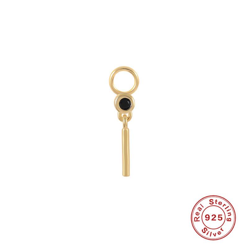 Серьги-шармы из стерлингового серебра S925, подвеска-шарм, серьги-подвески, аксессуары для серег, серьги для работы, подвеска-серьга, женские