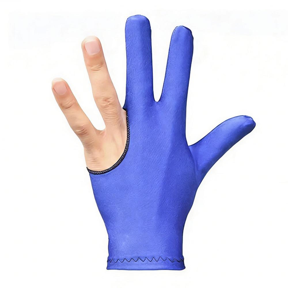 Дышащая полиэстеровая перчатка для бильярда с открытыми пальцами для снукера, пула, любительского использования