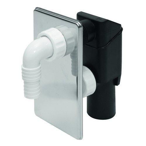 Concealed Chrome Washing Machine Siphon
