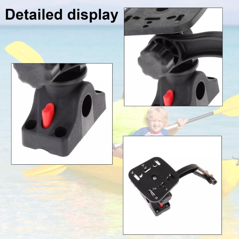 Electronic Fish Finder Mount Base Adapter Fish Finder Mounting Plate Universals Mounting Plate for Fish Finder
